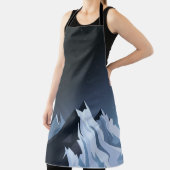 Bergen in de nacht schort (Insitu)