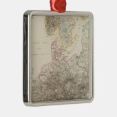 Bergen in Europa Metalen Ornament (Rechts)
