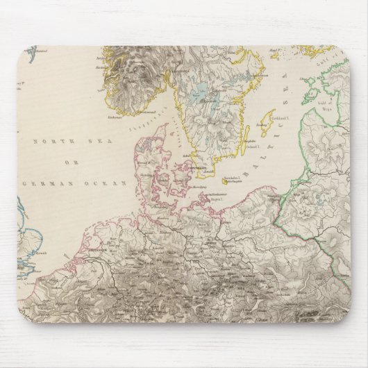 Bergen in Europa Muismat (Voorkant)