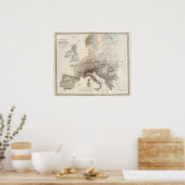 Bergen in Europa Poster (Keuken)