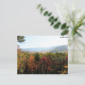 Bergen in het Briefkaart van de Herfst (Staand voorkant)