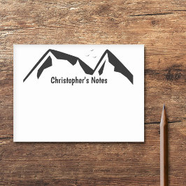 Bergen in het zwart post-it® notes