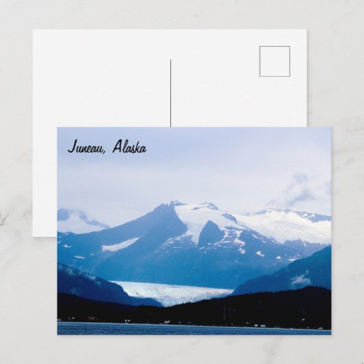 Bergen in Juneau Alaska Briefkaart (Voorkant / Achterkant)