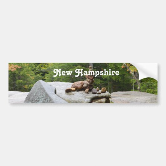 Bergen in New Hampshire Bumpersticker (Voorkant)