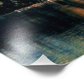 Bergen in Noorwegen, schilderachtig foto Afdruk (Hoek)