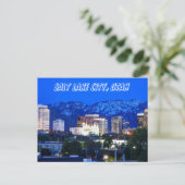Bergen in Salt Lake City Utah Briefkaart (Staand voorkant)
