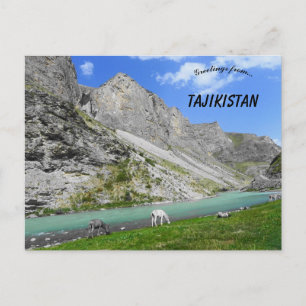 Bergen in Tadzjikistan Briefkaart
