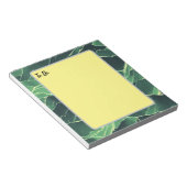 Bergen in tinten groen Notitieblok (Schuin)