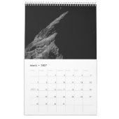 Bergen in zwart-wit v3 fotokalender kalender (Mar 2027)