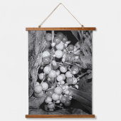 Bergen in zwarte en witte Natuur Hangend Wandkleed (Voorkant)