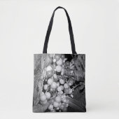 Bergen in zwarte en witte Natuur Tote Bag (Voorkant)