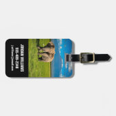 Bergen | Kilimanjaro Tanzania, Afrika Bagagelabel (Voorkant horizontaal)