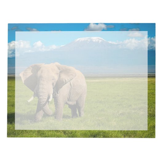 Bergen | Kilimanjaro Tanzania, Afrika Notitieblok (Voorkant)