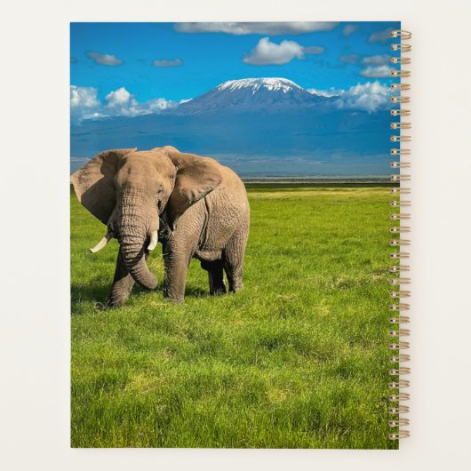 Bergen | Kilimanjaro Tanzania, Afrika Planner (Achterkant)