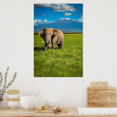 Bergen | Kilimanjaro Tanzania, Afrika Poster (Keuken)
