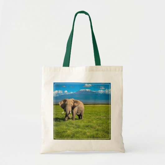 Bergen | Kilimanjaro Tanzania, Afrika Tote Bag (Voorkant)