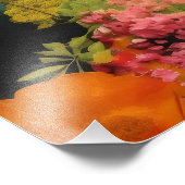 Bergen kleurrijke collage foto afdruk (Hoek)