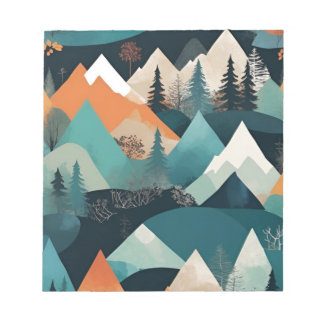 Bergen kunst notitieblok