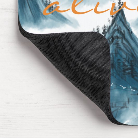 Bergen Kunstmatig schilderen Inspirerende Citaat B Muismat (Hoek)