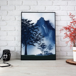 Bergen Landschap Bekijk Canvas Kunst