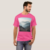 Bergen Landschap Bergen Poster Natuur Muur A T-shirt (Voorkant volledig)