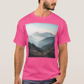 Bergen Landschap Bergen Poster Natuur Muur A T-shirt (Voorkant)