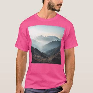 Bergen Landschap Bergen Poster Natuur Muur A T-shirt