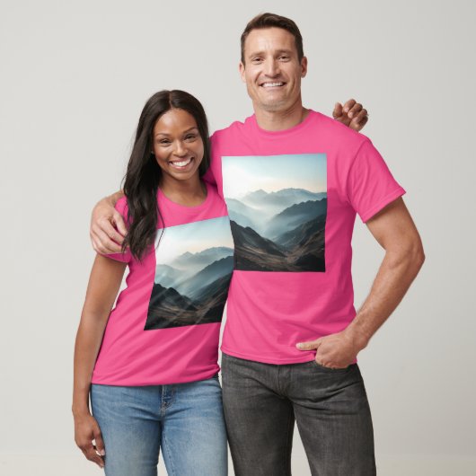 Bergen Landschap Bergen Poster Natuur Muur A T-shirt (Unisex)