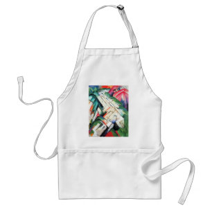 Bergen (Landschap) door Franz Marc, Vintage Kunst Standaard Schort