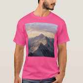 Bergen Landschap Natuur Poster Actief T-shirt (Voorkant)