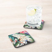 Bergen (landschap) van Franz Marc,  kunst Bier Onderzetter (Rechterzijde)