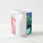 Bergen (landschap) van Franz Marc,  kunst Grote Koffiekop (Achterkant)