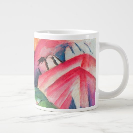 Bergen (landschap) van Franz Marc,  kunst Grote Koffiekop (Rechts)