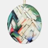 Bergen (landschap) van Franz Marc, kunst Keramisch Ornament (Links)