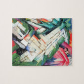 Bergen (landschap) van Franz Marc,  kunst Legpuzzel (Horizontaal)