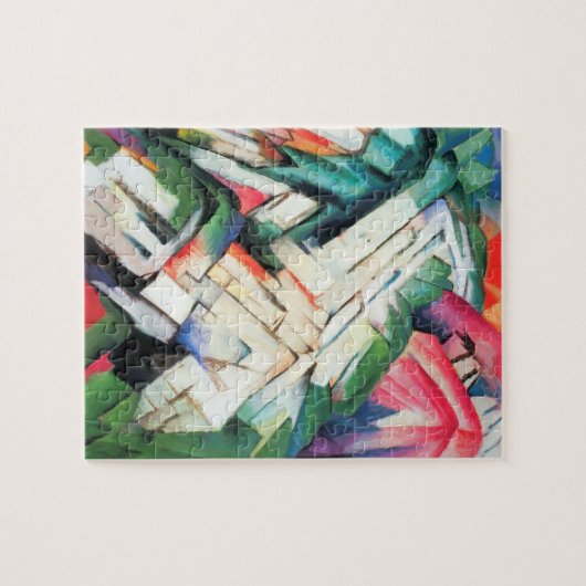 Bergen (landschap) van Franz Marc,  kunst Legpuzzel (Horizontaal)