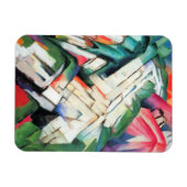 Bergen (landschap) van Franz Marc,  kunst Magneet (Horizontaal)