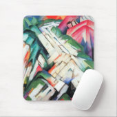 Bergen (landschap) van Franz Marc,  kunst Muismat (Met muis)