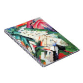 Bergen (landschap) van Franz Marc,  kunst Notitieboek (Rechterzijde)