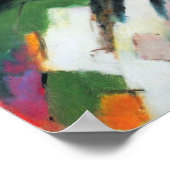 Bergen (landschap) van Franz Marc,  kunst Poster (Hoek)