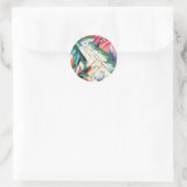 Bergen (landschap) van Franz Marc,  kunst Ronde Sticker (Tas)