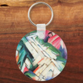 Bergen (landschap) van Franz Marc, kunst Sleutelhanger (Voorkant)