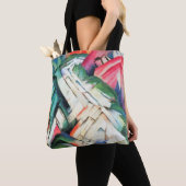 Bergen (landschap) van Franz Marc,  kunst Tote Bag (Dichtbij)
