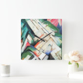 Bergen (landschap) van Franz Marc,  kunst Vierkante Klok (Huis)