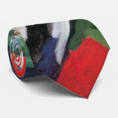 Bergen (Landschap) van Franz Marc, Vintage Kunst Stropdas (Opgerold)