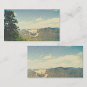 Bergen Landschap visitekaartje sjabloon (Voorkant / Achterkant)