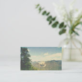 Bergen Landschap visitekaartje sjabloon (Staand voorkant)