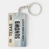 Bergen licentie bord sleutelhanger (achterkant)