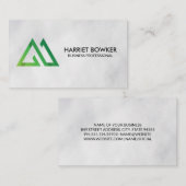 bergen Logo | Natuurlijke Visitekaartje (Voorkant / Achterkant)