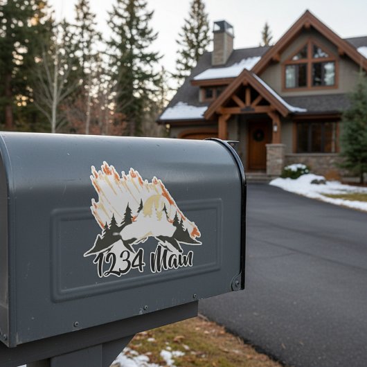 Bergen mailbox sticker